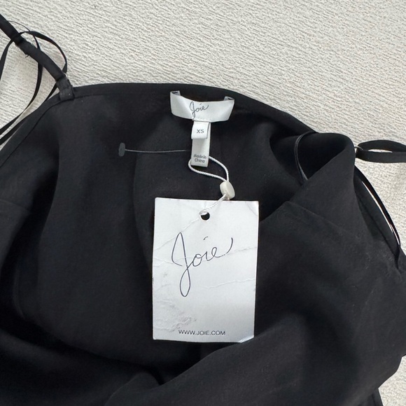 🌟 Joie Marcenna Black Satin Slip Dress – XS – NWT! (Paid $298) - Picture 6 of 6